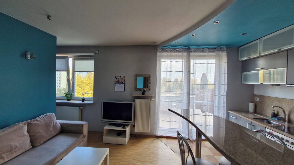 Praga Poludnie Apartment | Kobielska blue apartment in Warszawa with WiFi