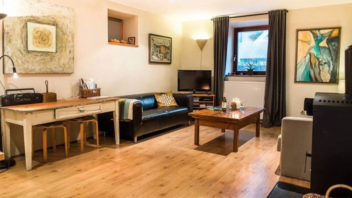 Tolmin Apartment | Kolovrat, 90 m2, 2 bedrooms, terrace, airco, garden, own parking, BBQ