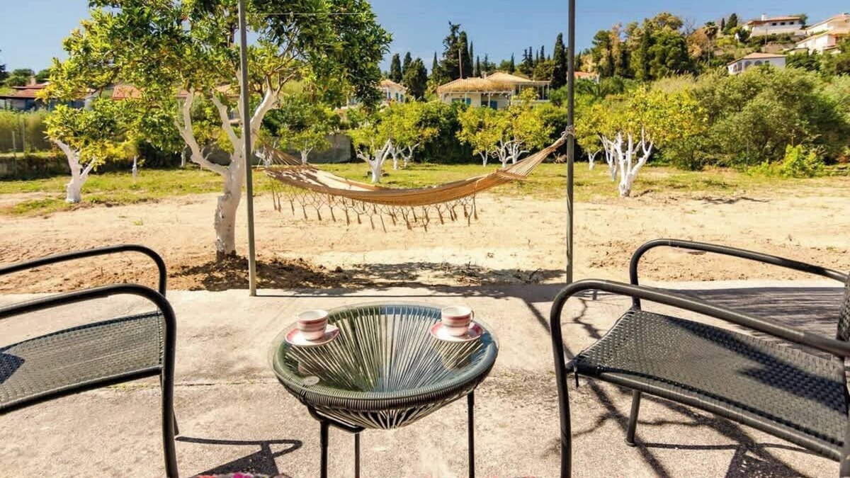 Koroni House | Koroni Beachfront Retreat, Private Garden Haven