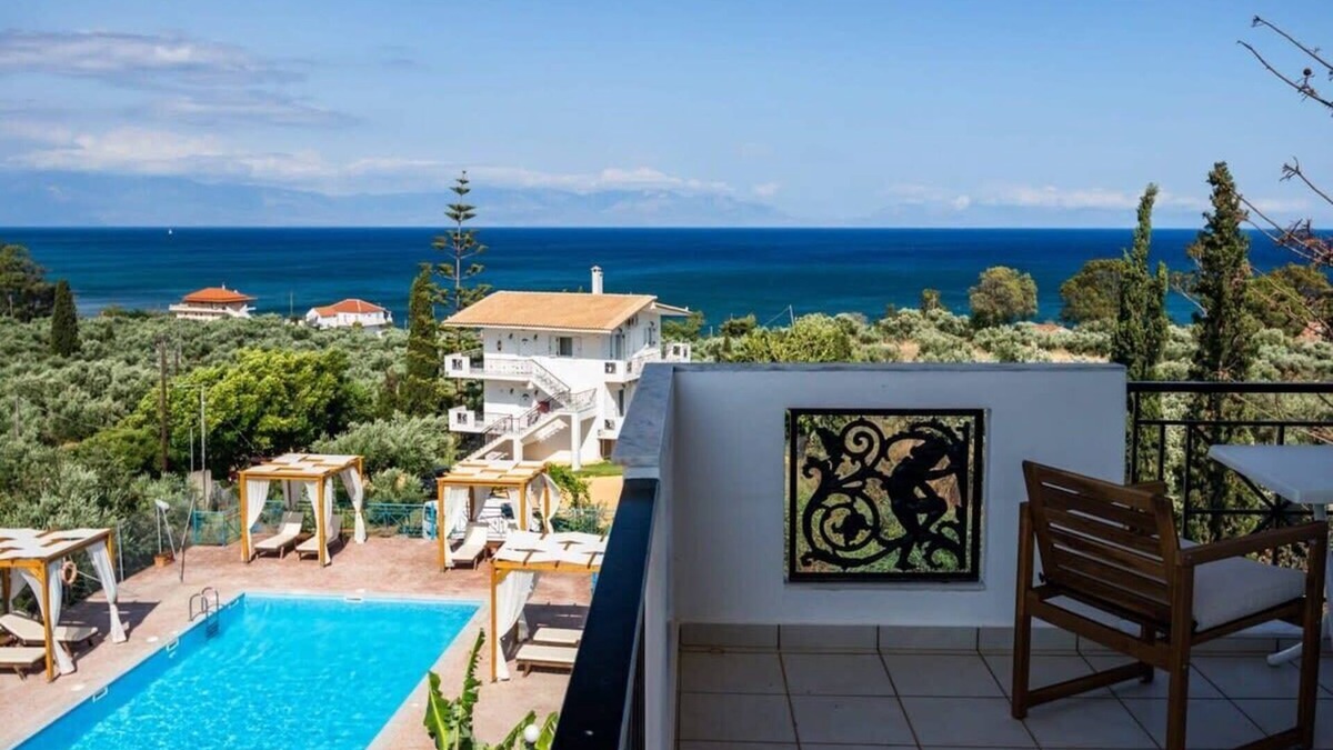 Pylos-Nestoras Apartment | Koroni Xenios Zeus-Seaview Summer Nest