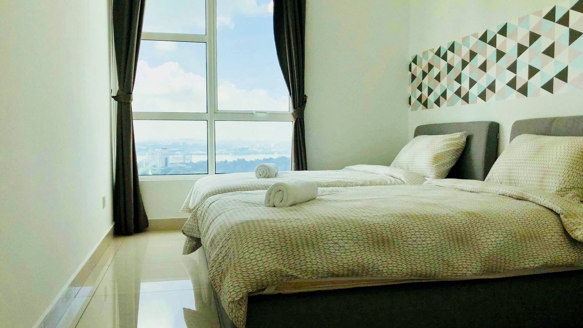 Taman Abad Apartment | 【KSL】Sea/City View High Floor 3BR Family Suite with Balcony (6px)
