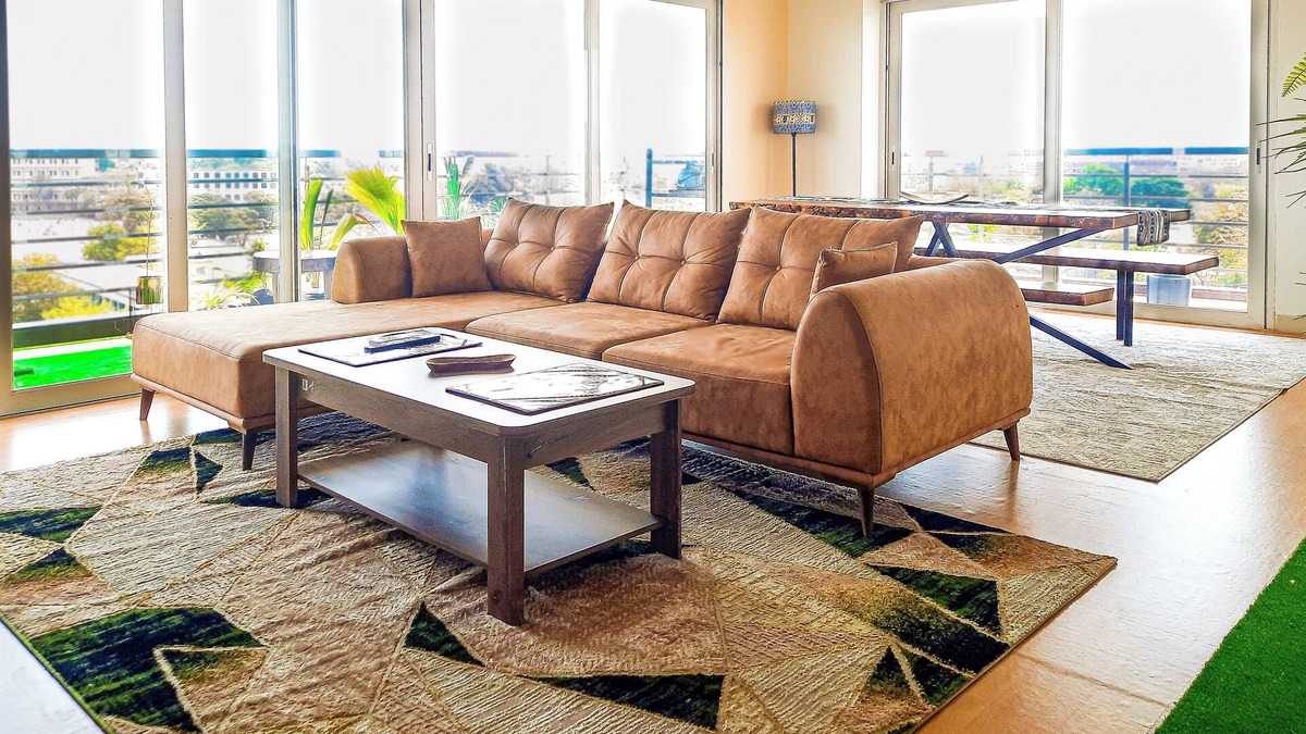 Point E Apartment | L'appartement African Chic de 4 Chambres sdb