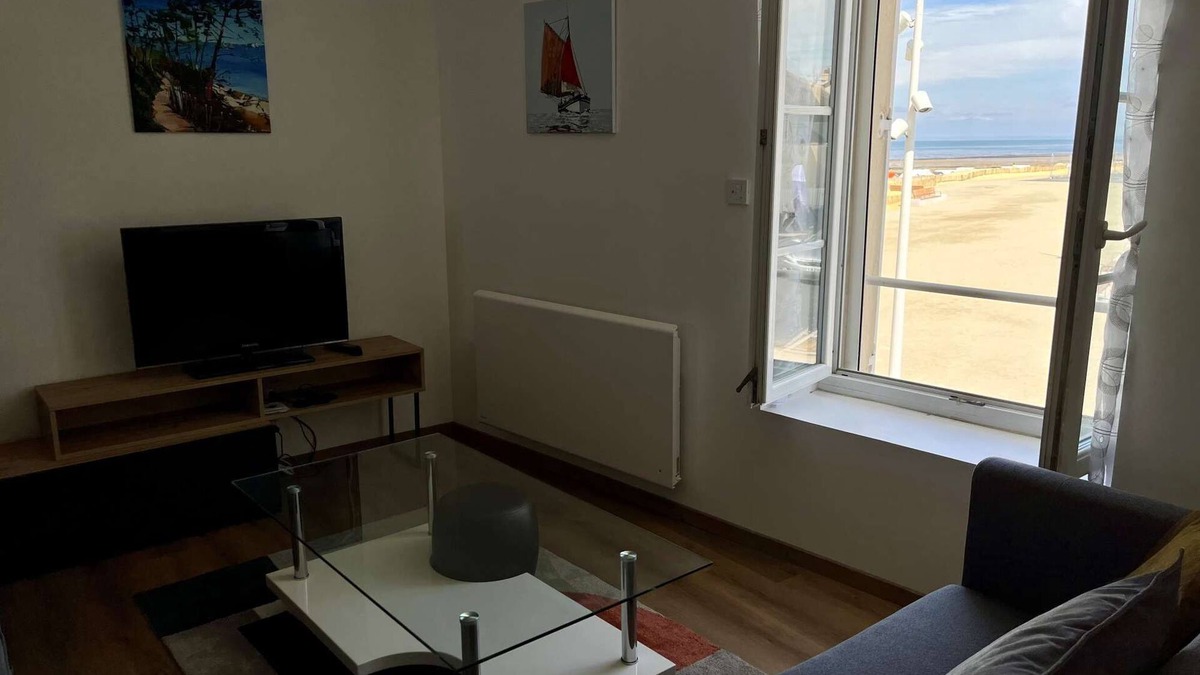 Langrune-sur-Mer Apartment | L'artiste, Moderne Avec vue mer - Cour - Parking