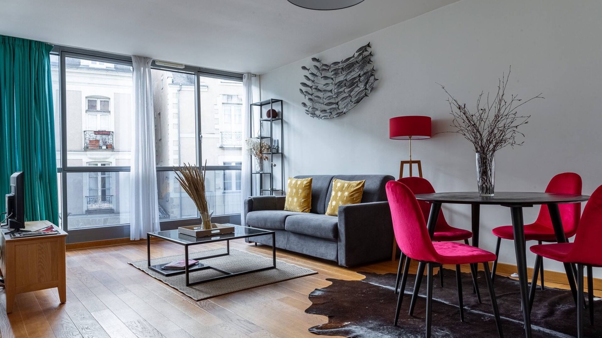 Quartier Bretagne Apartment | L'ECHAPPEE BELLE - T2 au cœur de Nantes