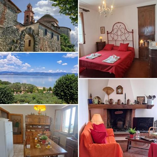 Contrada Castello House | L'incanto del Trasimeno con giardino vista lago nel cuore di Castiglione