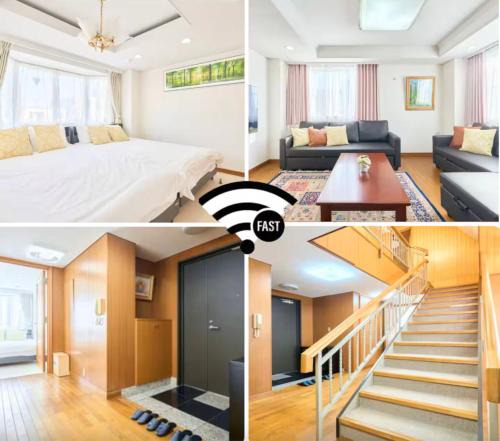 Sendagi Apartment | L-Large 3Bedroom Luxury Condo, 140sqm Max 19 PPL, 7mins walk to station, Elevator,QuiteArea