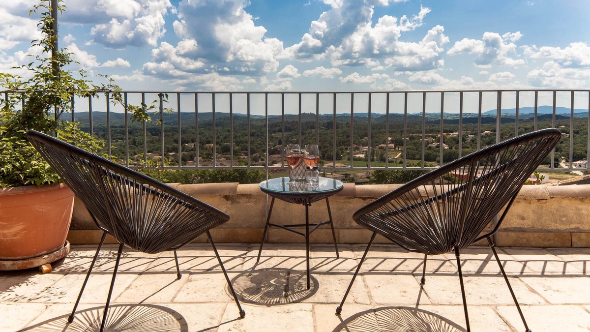 Vezenobres Apartment | L'Ostal Bestòrt, Duplex with stunning view, DUPLEX