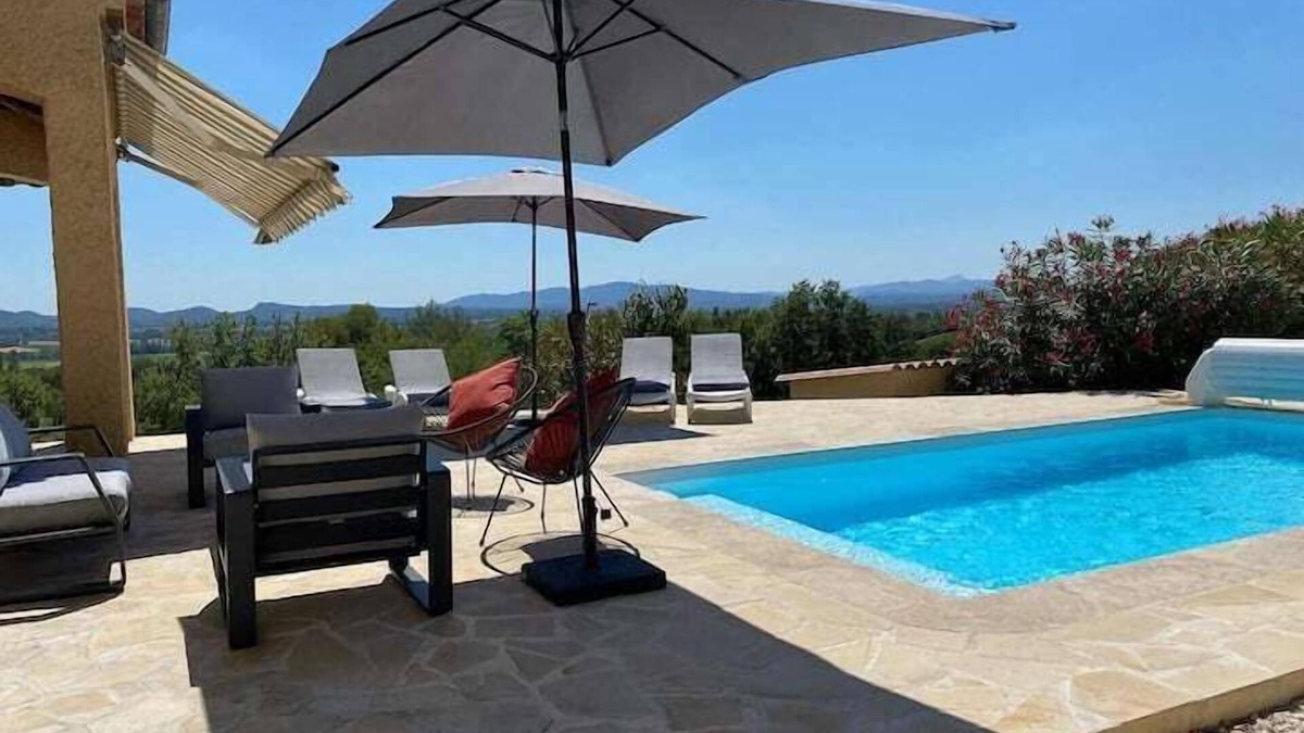 Saint-Jean-de-Serres Villa | L'oustal de cigales, panoramic view