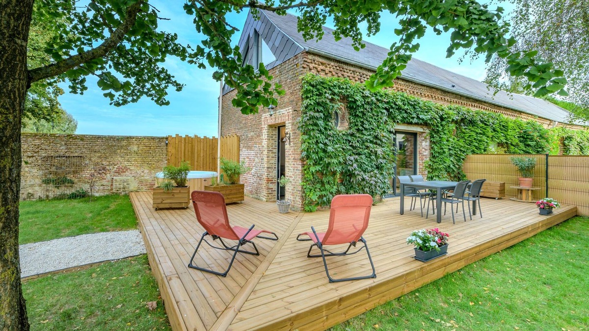 Marcy-sous-Marle House | La Bergerie des 2 Tilleuls - Maison avec jacuzzi