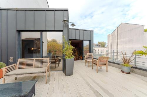 Talensac-Pont Morand House | La Capitainerie - Maison 6p avec grande terrasse