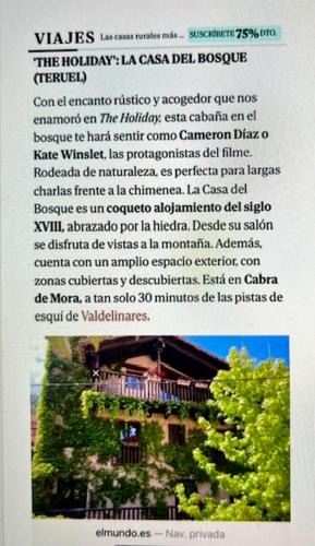Cabra de Mora Ski Chalet | La Casa del Bosque