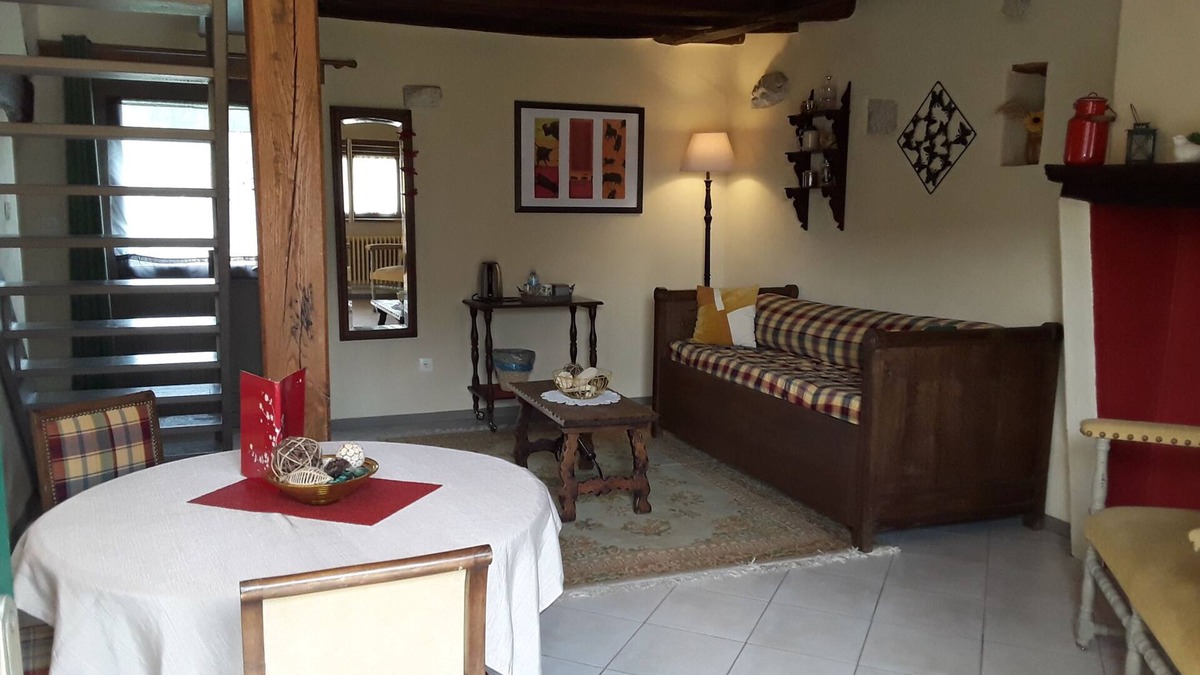 Tour-en-Sologne House | La Chaumière-Duplex-Ensuite with Bath-Comfort-Garden view