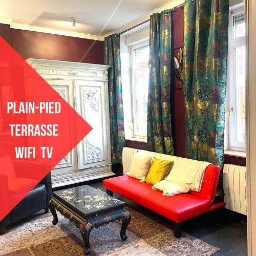 Bavay Apartment | La Domus Lemaitre 1, plain-pied, Wifi , TV, parking, jardin
