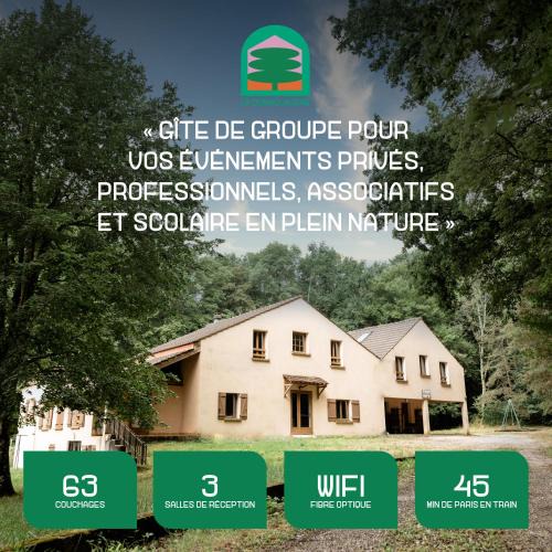 Saint-Augustin House | La Donaclaudré - Hébergement de groupe en pleine nature, idéal pour tous vos séjours ! 63 couchages - 2 grandes salles - Salle de jeux - Cuisine professionnelle - Accessible facilement - Localisation attractive -Proche Paris & Disney