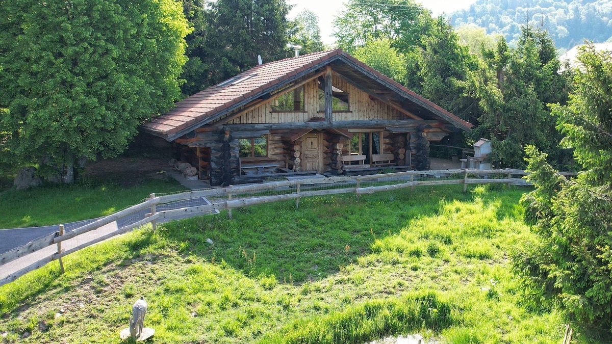 Basse-sur-le-Rupt Ski Chalet | La fuste du Suchelot, log chalet for 6, pool access, near La Bresse