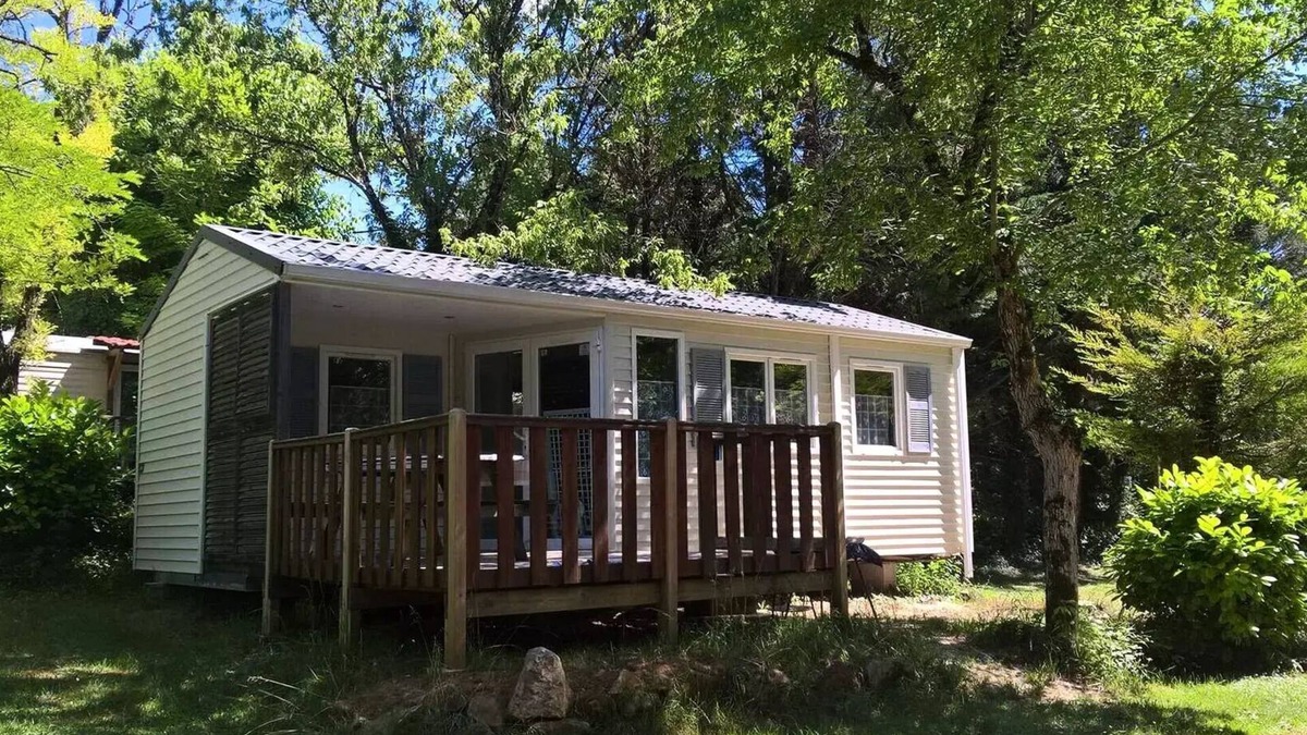 La Cassagne House | La Grande Prade Campsite* - Mobil home Confort Acacias 3 rooms 4 people Air-conditioned with TV