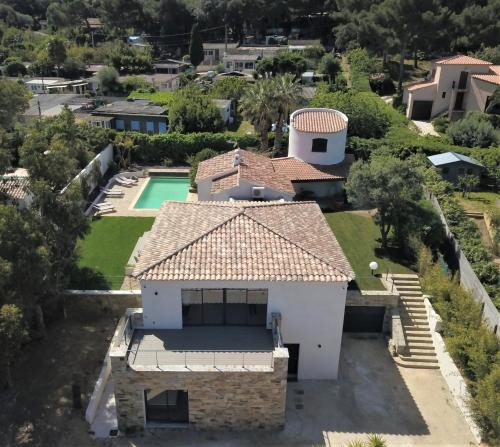 Giens Villa | La madrague-Villa/Piscine vue Mer/Clim/Wifi