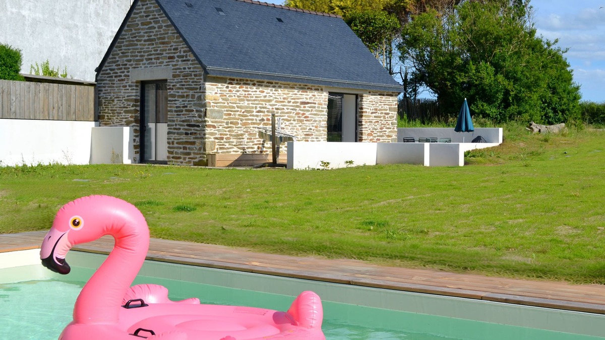 Ploneour-Lanvern House | La Maison de Célestine Bord de mer et Piscine