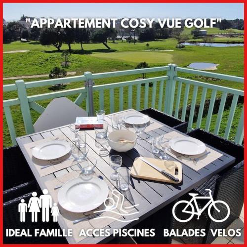 Bourgenay Apartment | "LA P'TITE PAUSE" Appartement 4 personnes, vue golf, accès parc aquatique gratuit