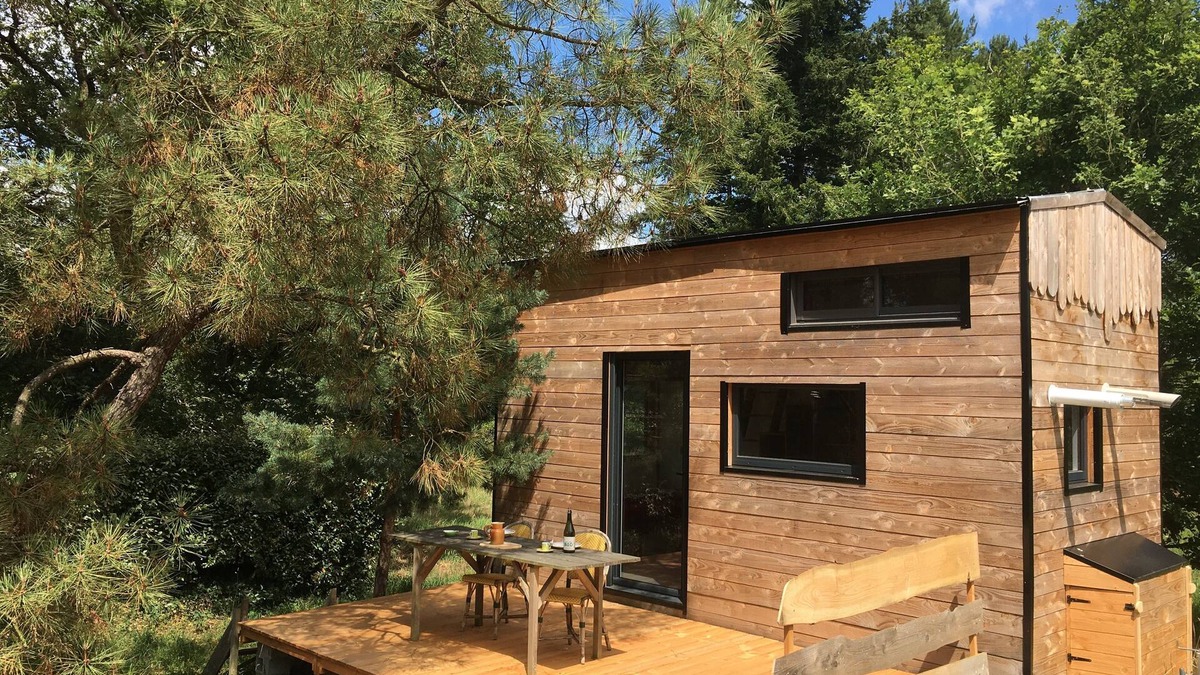 Ploermel Ski Chalet | La pause Tiny: green relaxation in Morbihan
