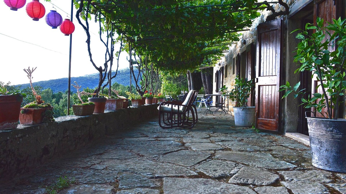 Cortona House | La Pergola typical Tuscan house with wonderful view