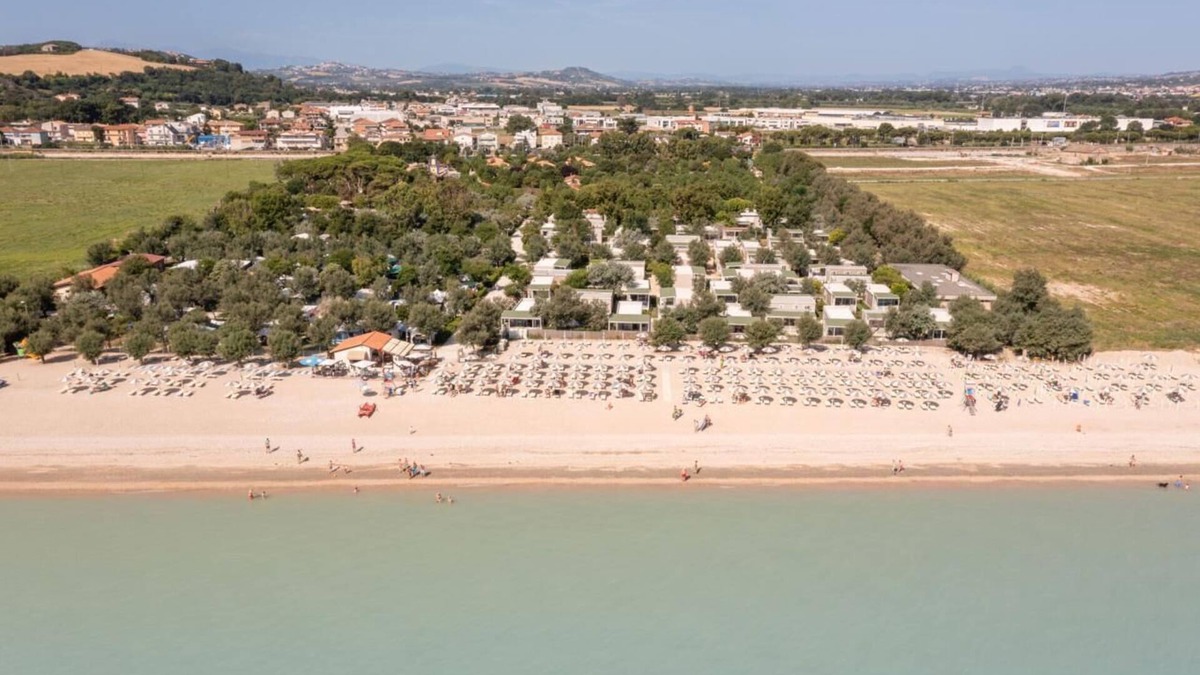 Porto Sant'Elpidio Apartment | La Risacca Family Camping Village Lodge Comfort Dog für 5 Personen