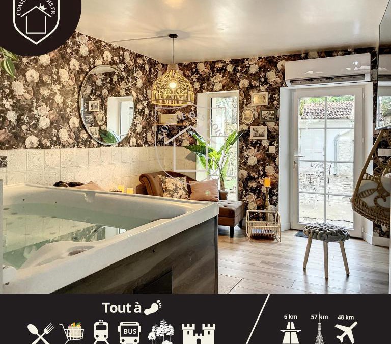 Dourdan Villa | La Romantique des Rois # Jacuzzi # Sauna