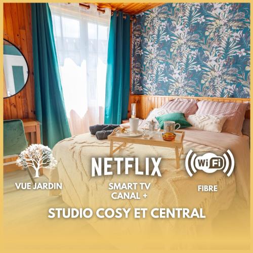 Bourbonne-les-Bains Apartment | La Rosée - Studio Cosy à 50m des Thermes - Vue jardin, Wifi, Smart TV