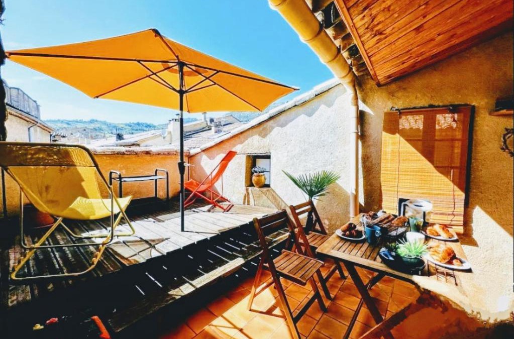 Buis-les-Baronnies House | La Terrasse d'Oléa, au coeur du village