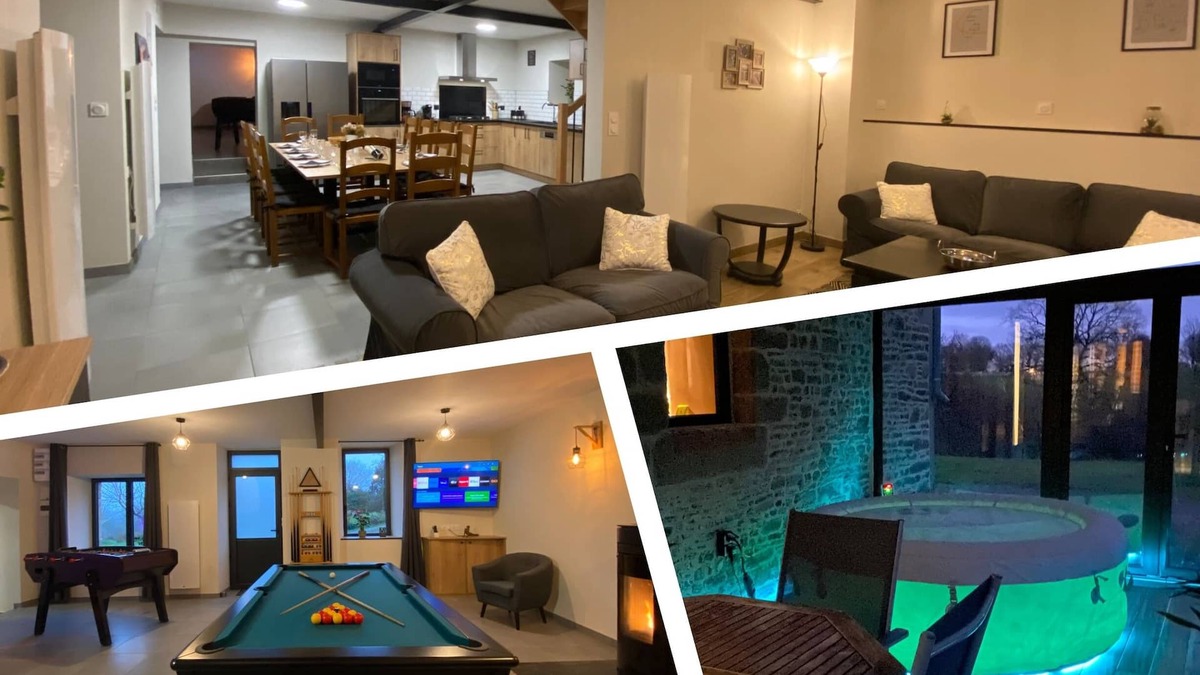 Isigny-le-Buat House | La Venais, Maison de Campagne Avec Billard et Babyfoot