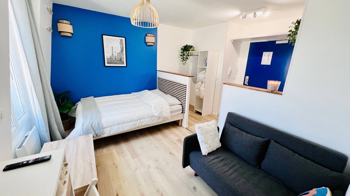 Saint-Maurice Apartment | La vie en bleu - Studio proche de Paris