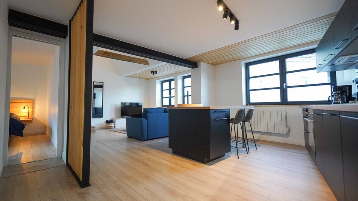 Saint-Amand-les-Eaux Apartment | La Villa Bérénice - duplex in the heart of town