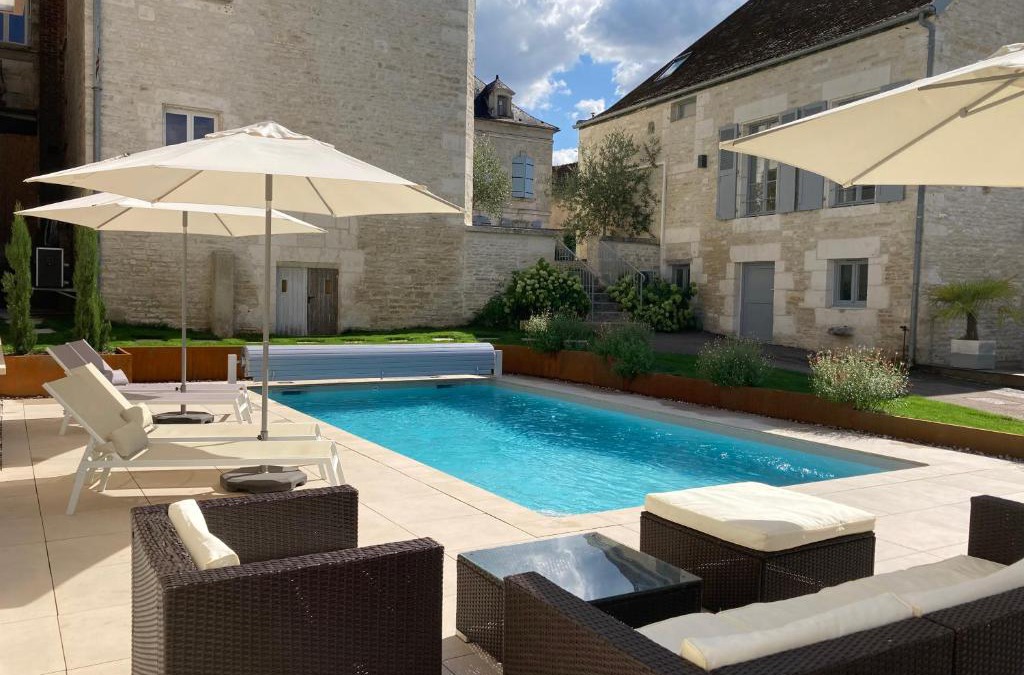Les Riceys House | La Villa Lombardi en Champagne, avec piscine privée et jacuzzi