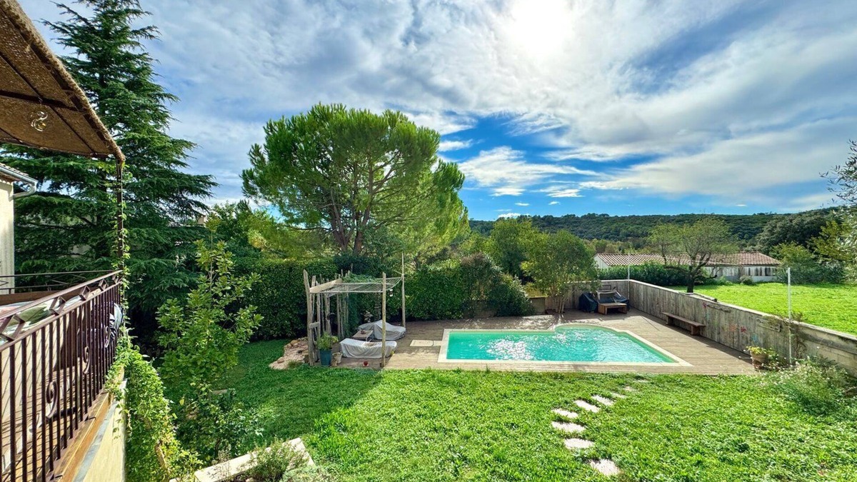 Euzet-les-Bains House | La Villa Verte, Private Pool