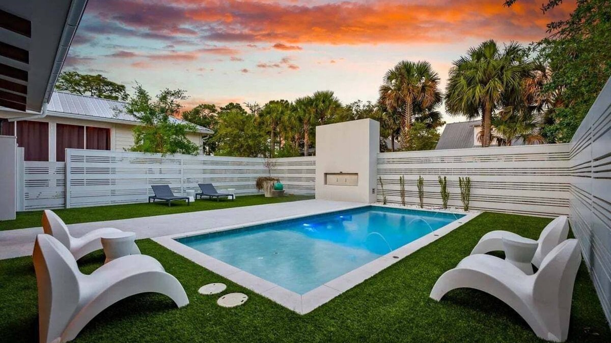 Sugarwood Beach House | Labor Day Available! Private Pool, Beach Access, Golf Cart and Bikes