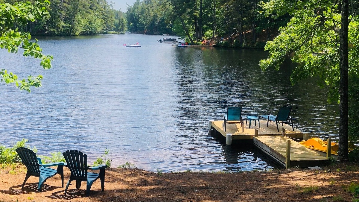 Lake Arrowhead House | Lake Arrowhead lakefront retreat: beach, dock, boat, fish, relax, adventures