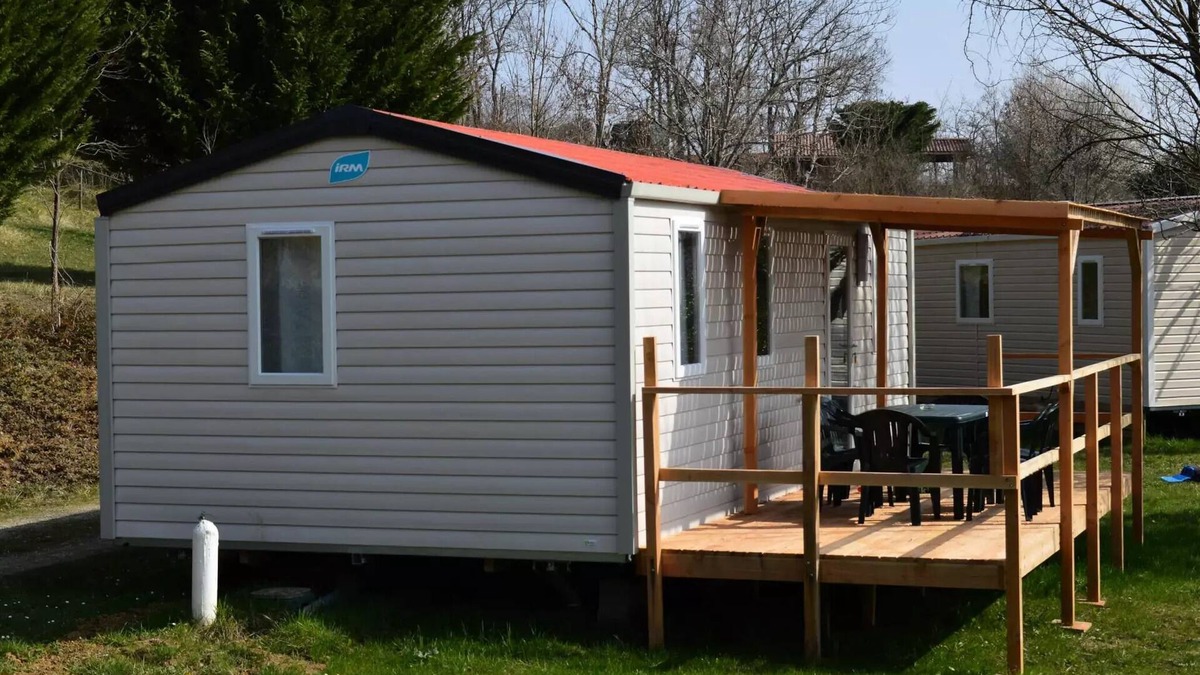 Marciac House | Lake Camping * - Mobil home Comfort + 32m2 (3 bedrooms) + covered terrace 4 people