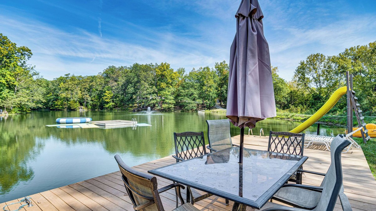 Scipio House | Lake Escape w/Hot Tub & Docks in Hope!