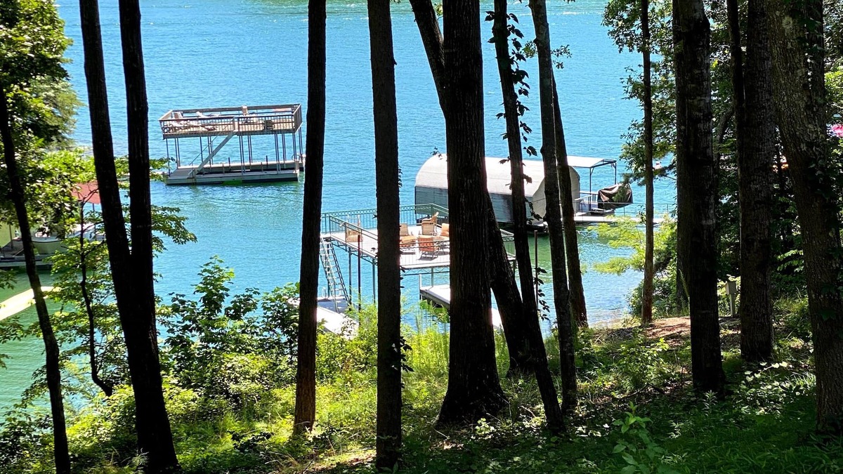 Flowery Branch House | Lake Front, Dock, Tennis Courts, Pool, Hot Tub, Gated, Oasis