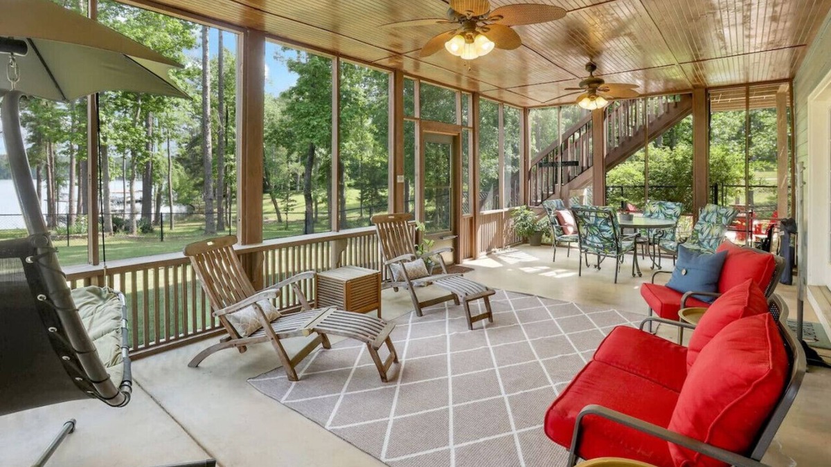 Appling House | Lake front home, private dock, pet friendly