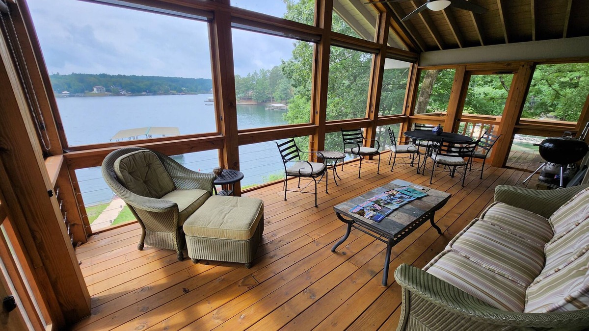Jasper House | Lake Front w/Sunset Views, Screened-in Porch/1x Boat Slip/2x Kayaks