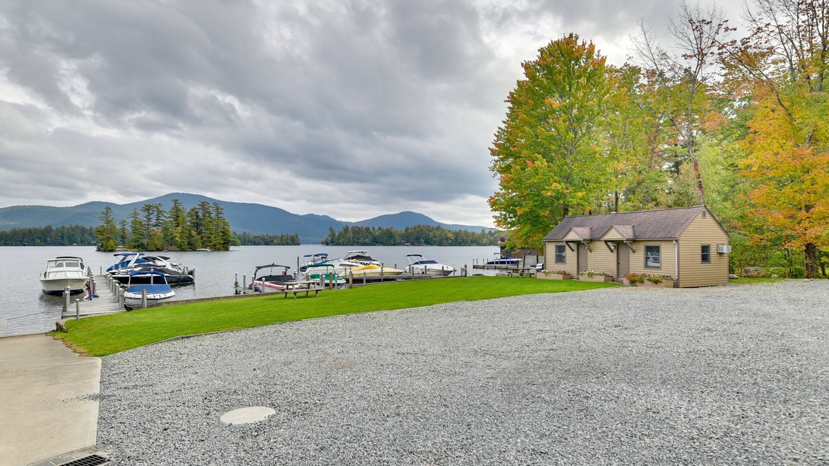 Bolton Landing Cabin | Lake George Waterfront Cabin w/On-Site Marina!
