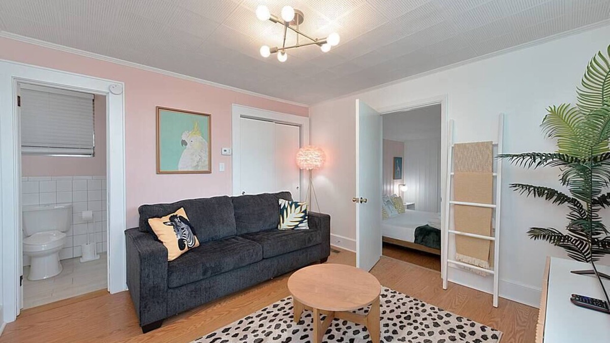 Hickory House | Lake Hickory Trio 1 BR Pink Unit