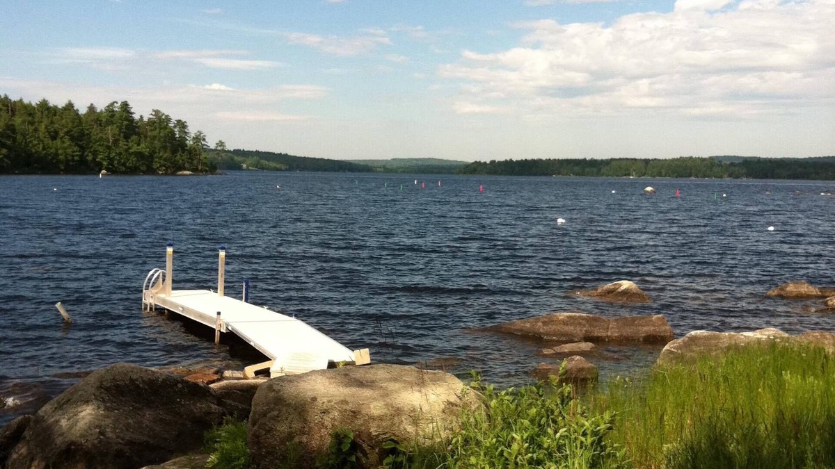Hartland House | Lake House on Great Moose Lake with dock, swimming area, boat landing, and more!