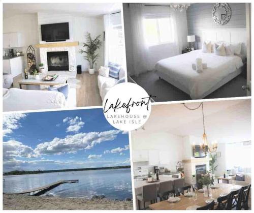 Silver Sands House | Lake Isle Lakehouse - Private Beach - Ice Fishing