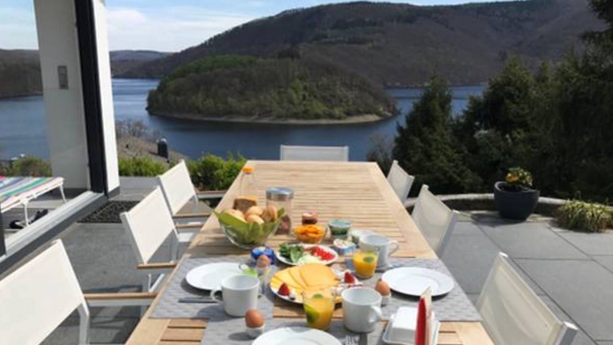 Rurberg House | Lake Oasis Rursee. Breathtaking lake view, wonderful panorama house.