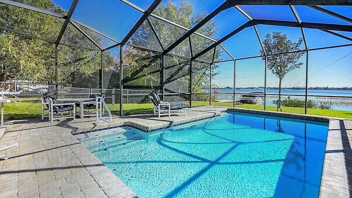 Winter Haven House | Lake Shipp House with pool and dock on the water
