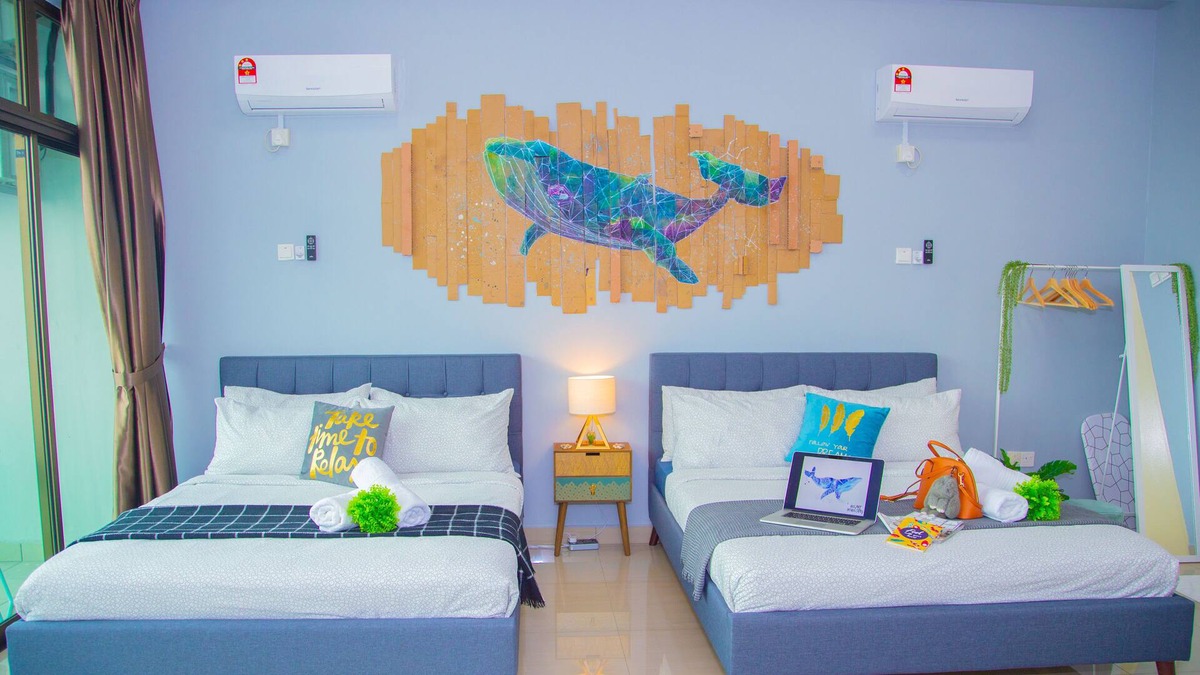 Taman Mount Austin Apartment | 【Lake View】Mount Austin-IKEA, AEON, Toopen 1-6Pax