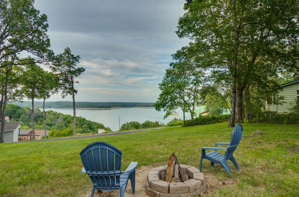Mountain Home House | Lake-View Mountain Home Retreat with Fire Pit!