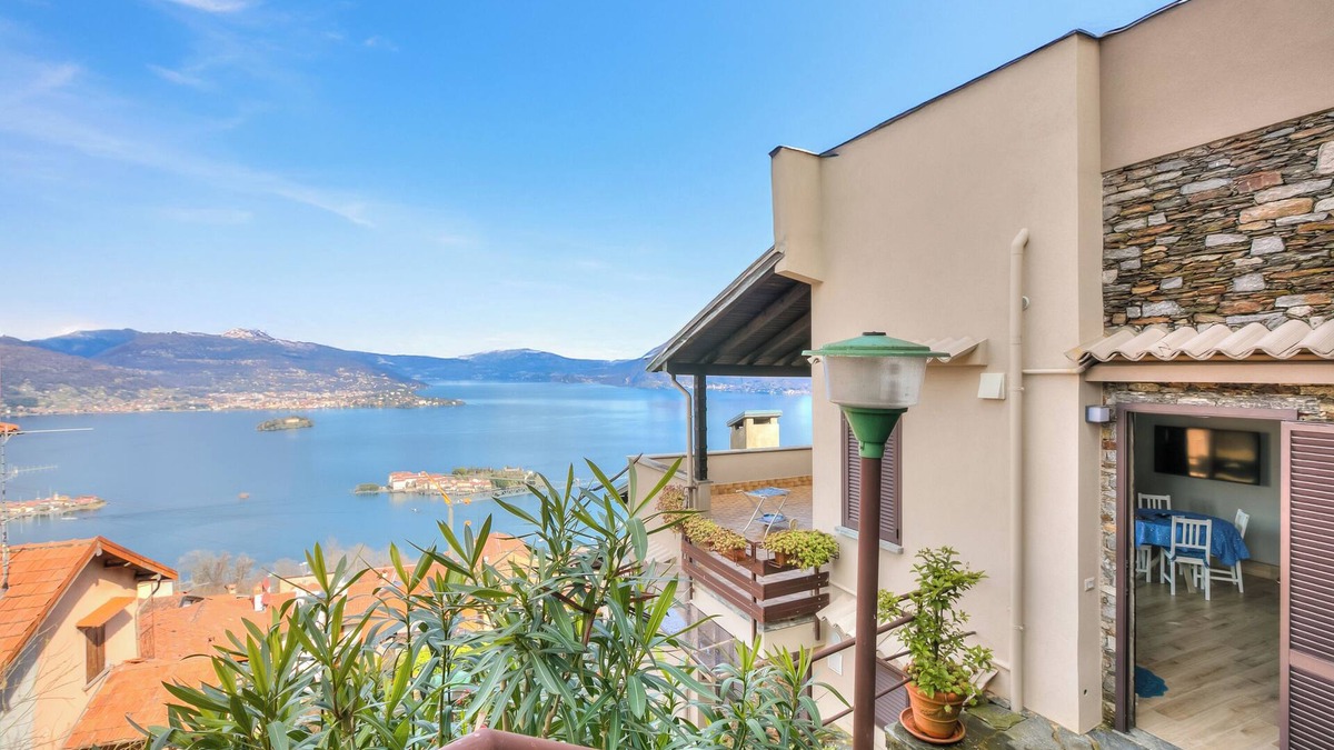 Someraro House | Lake View Terrace Over The Borromean Isla, Stresa, Italy